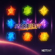 Casinoly - Machine à sous Starburst - Jeu NetEnt